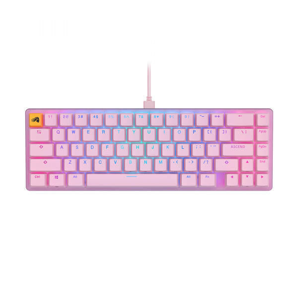 Glorious GMMK 2 Compact (65%) Pink Pre-Built Fox Linear Switch  